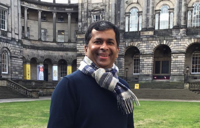George Palattiyil at the University of Edinburgh