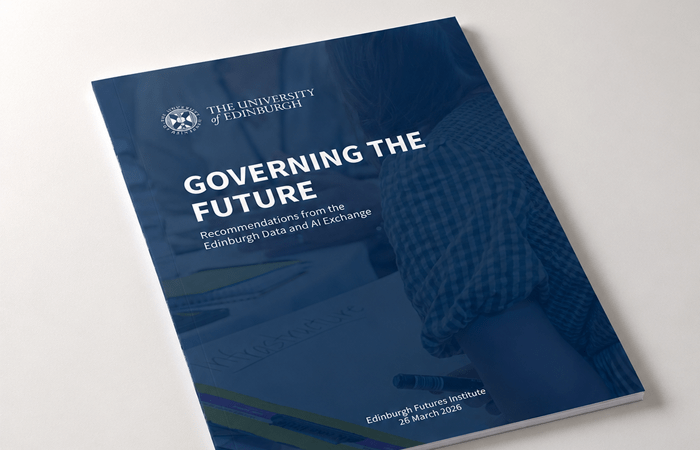 The cover of the Governing the Future report