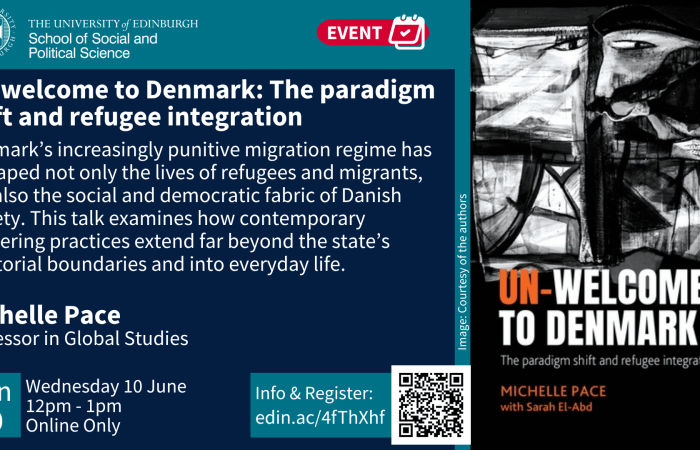 Image of the book cover and text related to the event