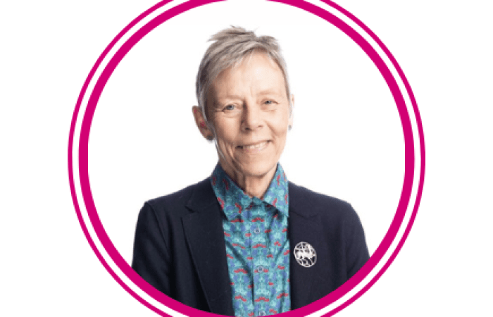 Image of Janette Webb, and the RSE logo