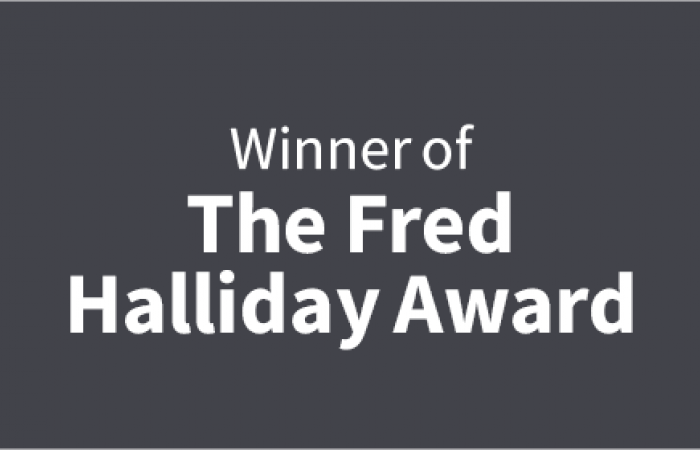 Winner of the Fred Halliday Award