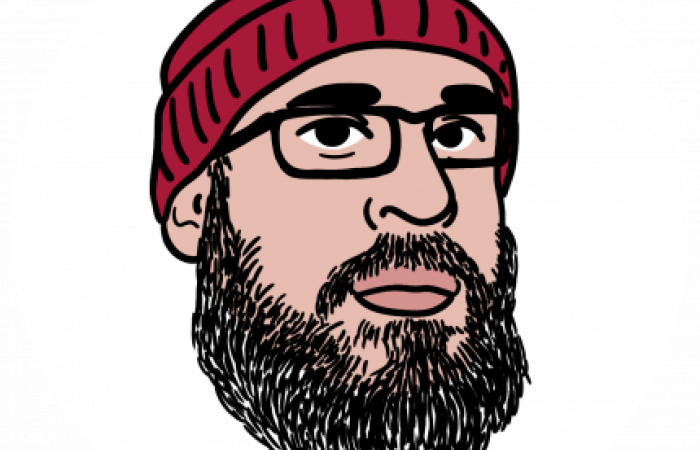 Illustration of my face produced by an artist research collaborator